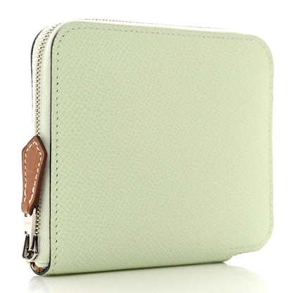 Hermes Epsom Silk'In Compact Wallet Vert Fizz 3 of 8