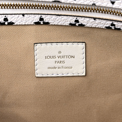 Louis Vuitton Monogram Giant Keepall Bandouliere 50 Kaki Beige 6 of 9