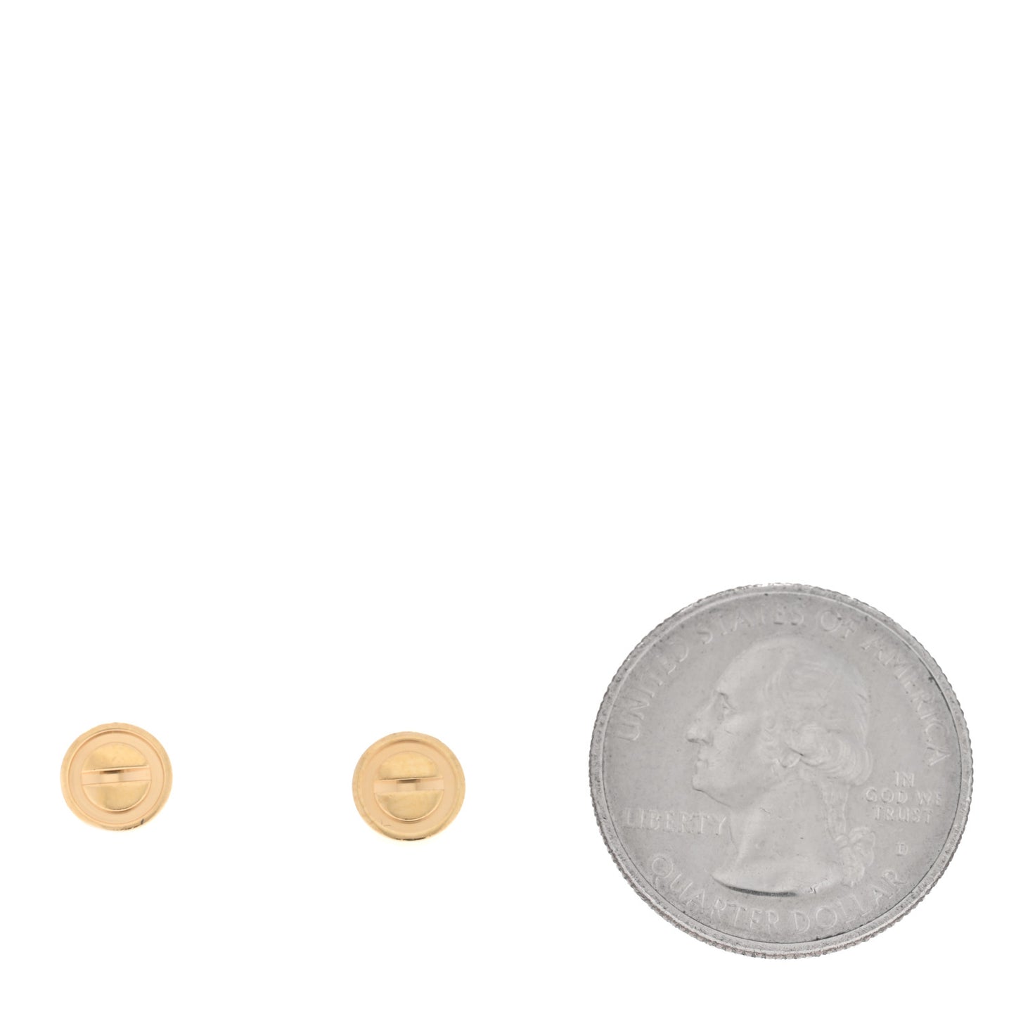 18K Yellow Gold LOVE Earrings