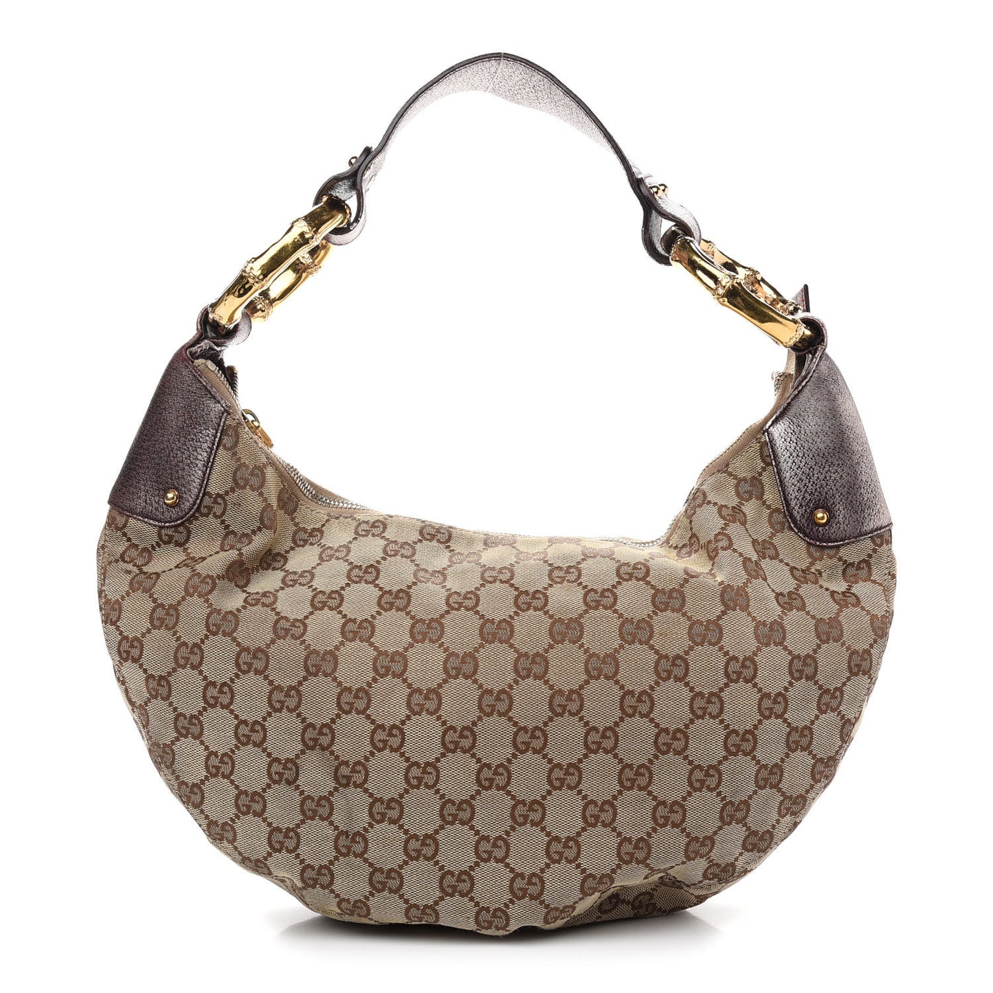 Monogram Bamboo Ring Hobo Aubergine