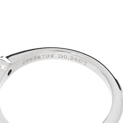 Tiffany Platinum Diamond .26ct Solitaire Engagement Ring 52 6 6 of 7