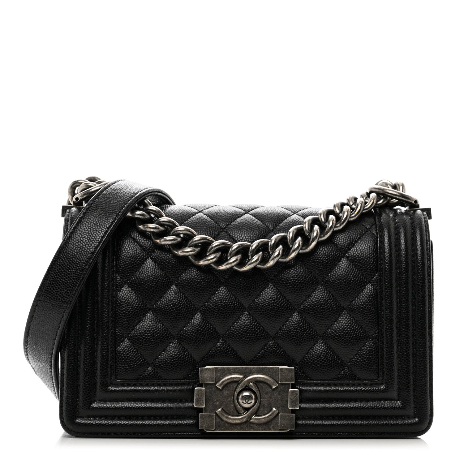 Chanel Caviar Quilted Small Boy Flap Black 1 of 10