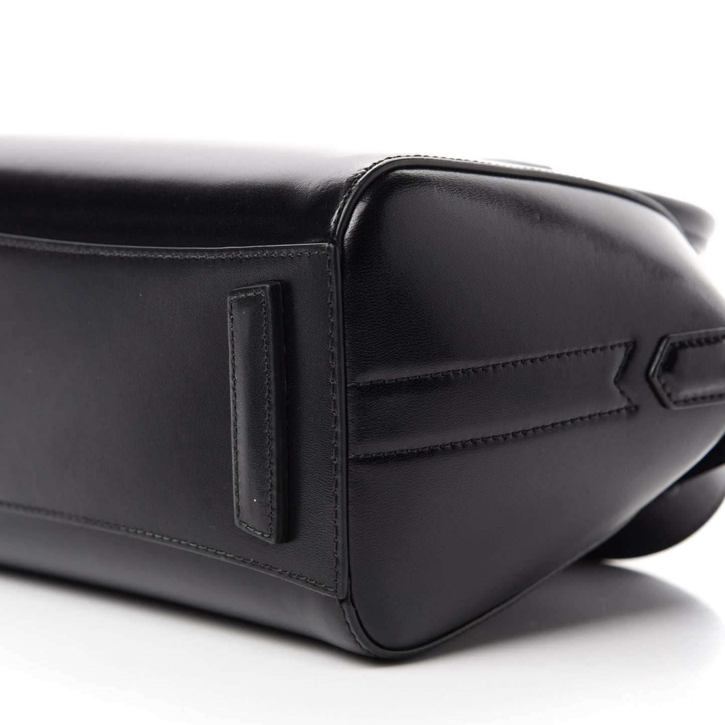 Shiny Lord Calfskin Mini Antigona Black