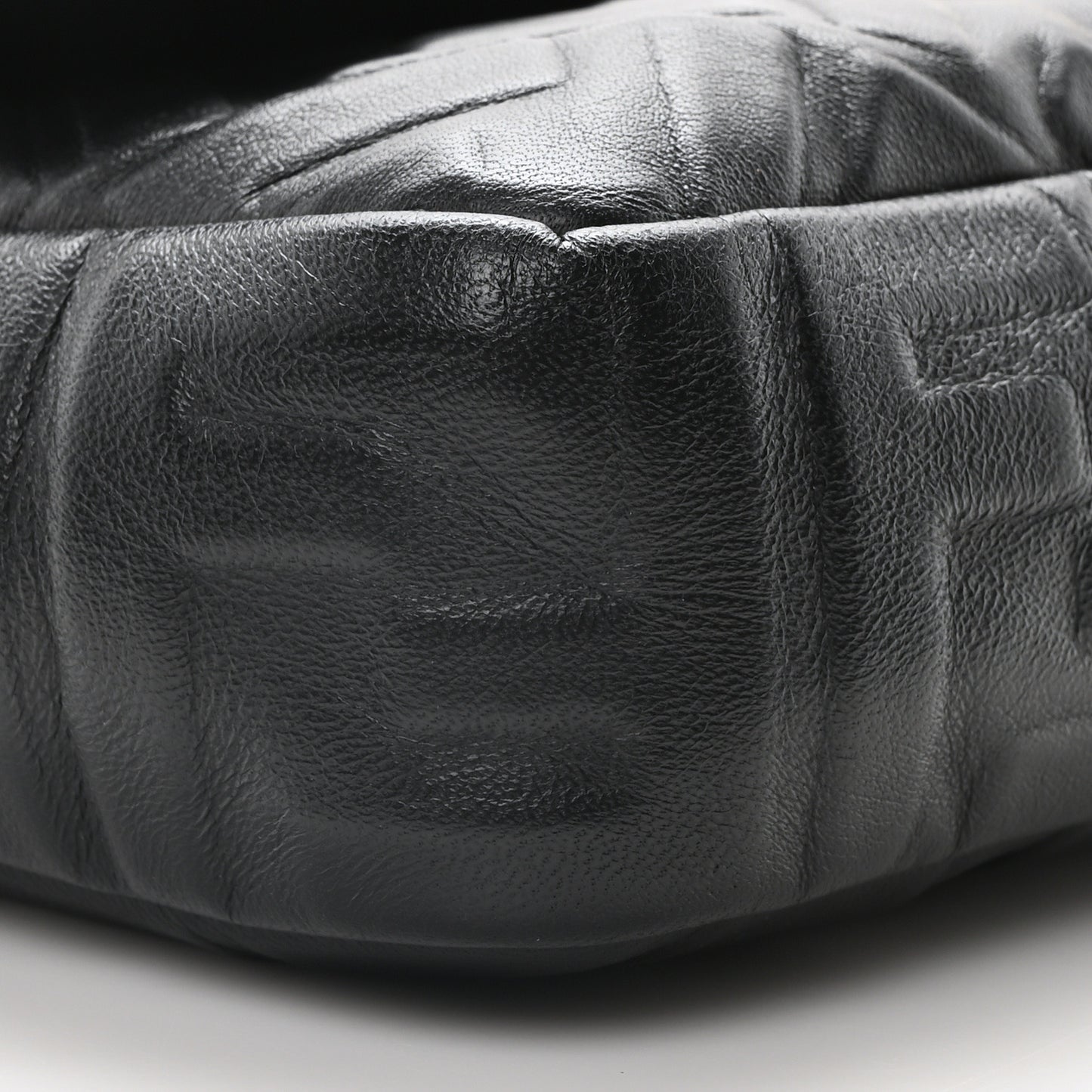 Nappa FF 1974 Embossed Baguette Black