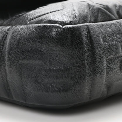 Fendi Nappa FF 1974 Embossed Baguette Black 9 of 10