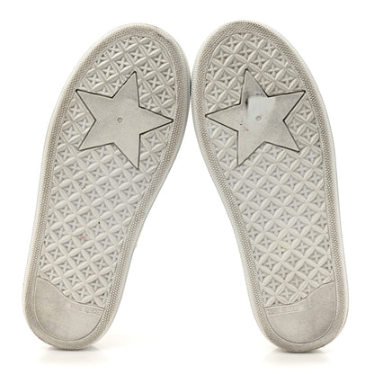 Christian Dior Canvas Oblique Embroidered Womens Solar Slip On Sneakers 35.5 Grey Stone 7 of 10