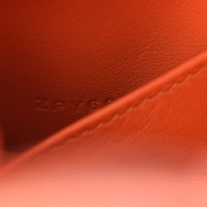 Hermes Taurillon Clemence Mini Lindy 20 Feu 7 of 9