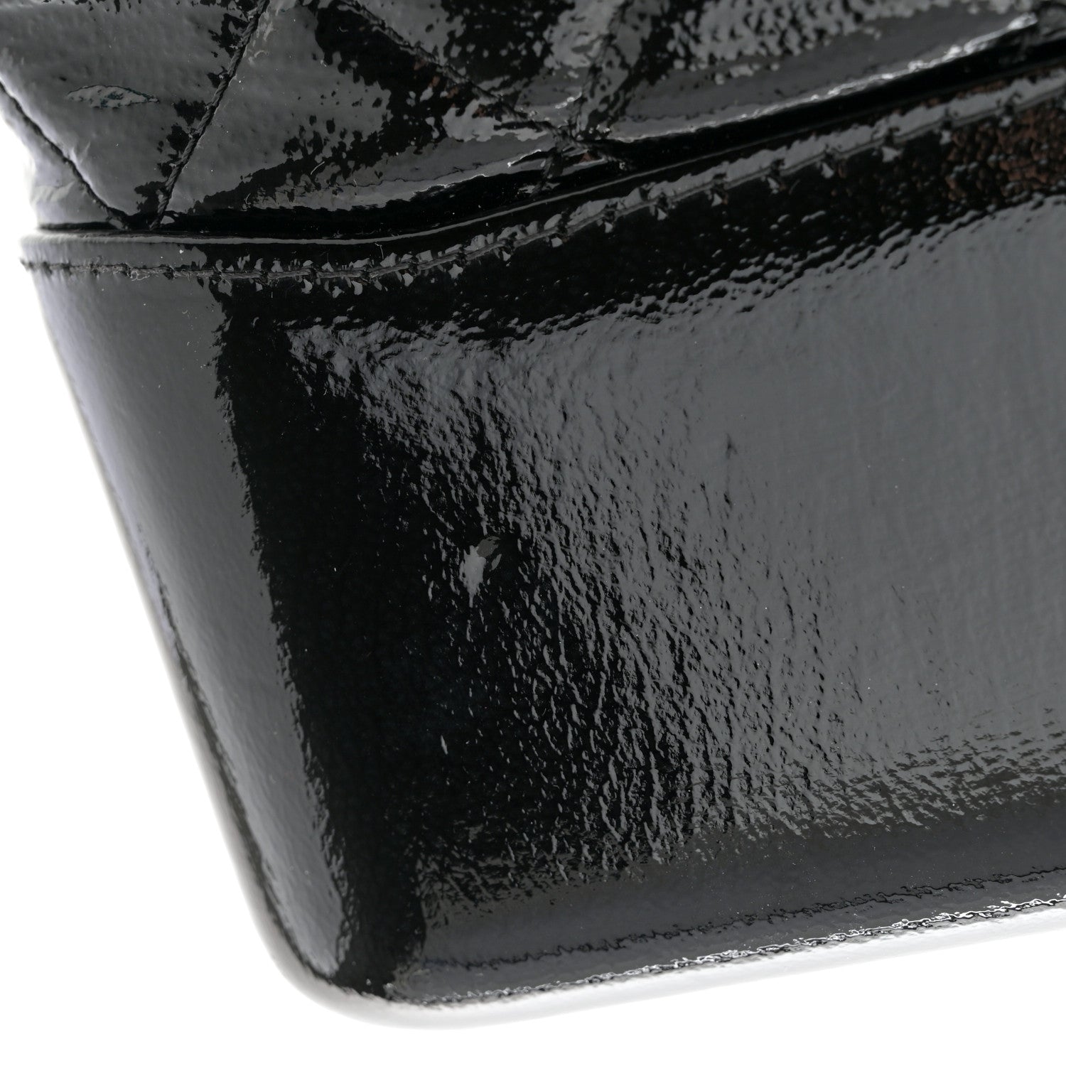 Chanel Patent Goatskin Quilted Medium Gabrielle Hobo Black 13 of 13