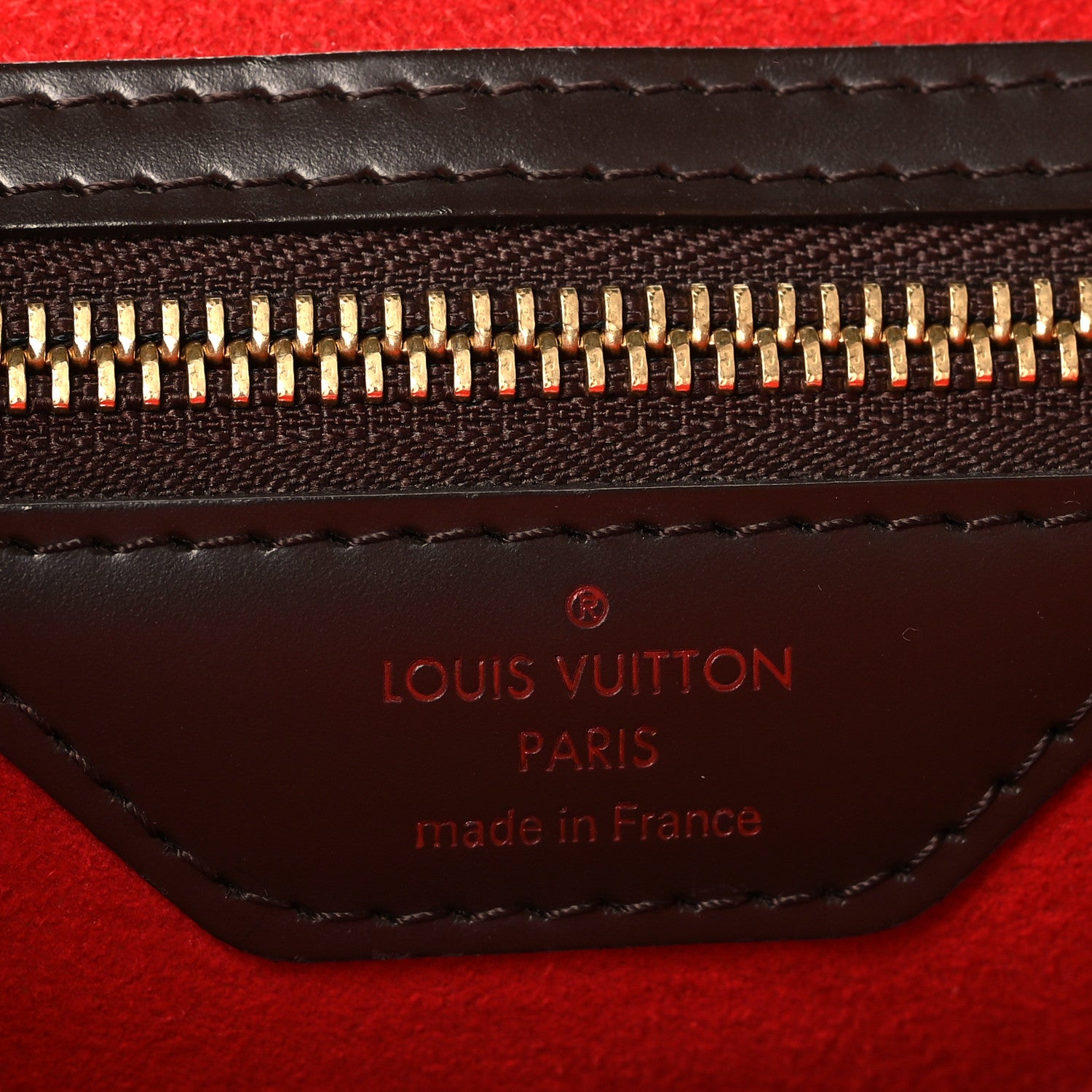 Louis Vuitton Damier Ebene Bergamo MM 5 of 10