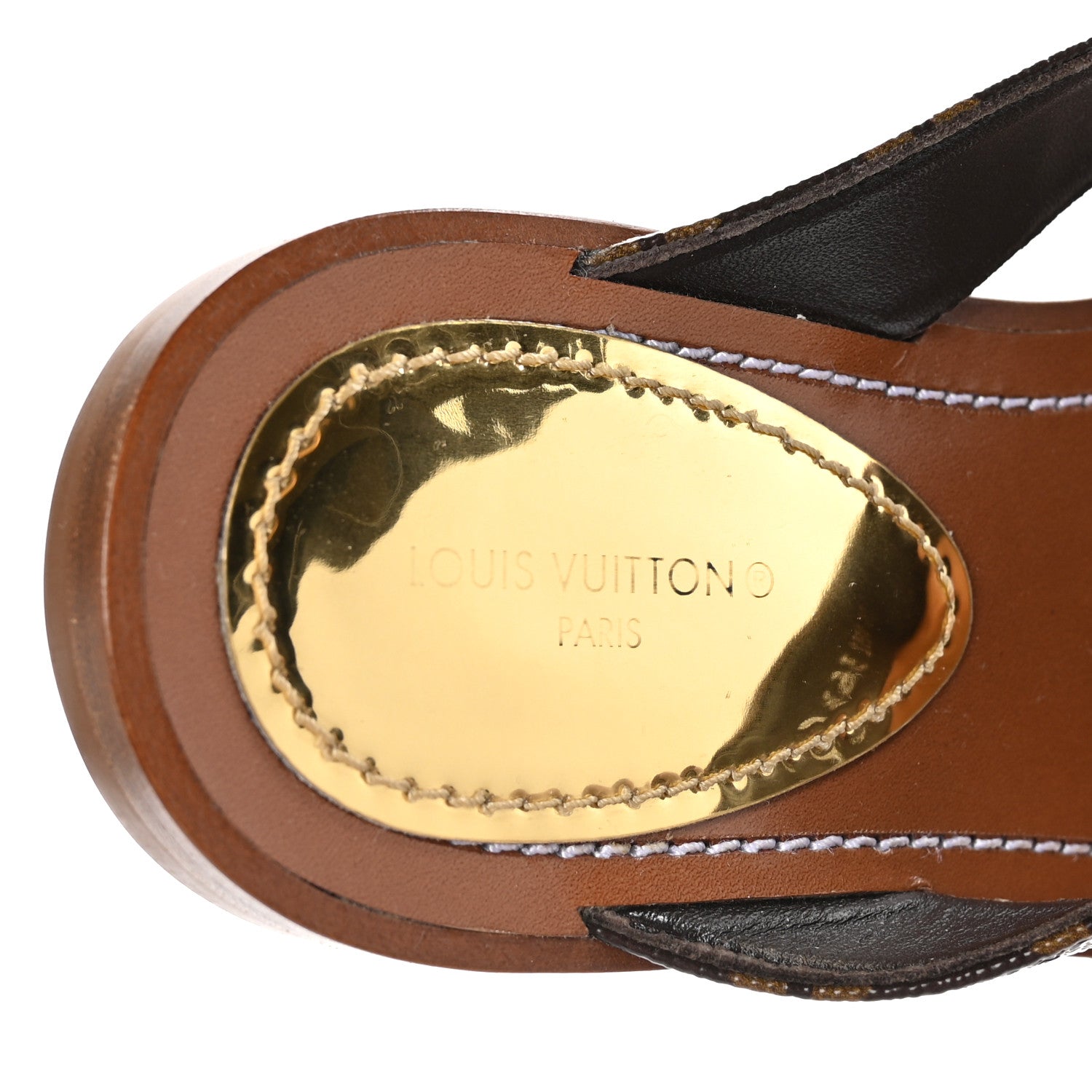 Louis Vuitton Monogram Sunny Flat Thong Sandals 36.5 Brown 8 of 8