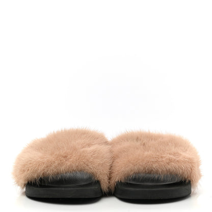 Givenchy Mink Rubber Slide Sandals 39 Rose Poudre 2 of 7