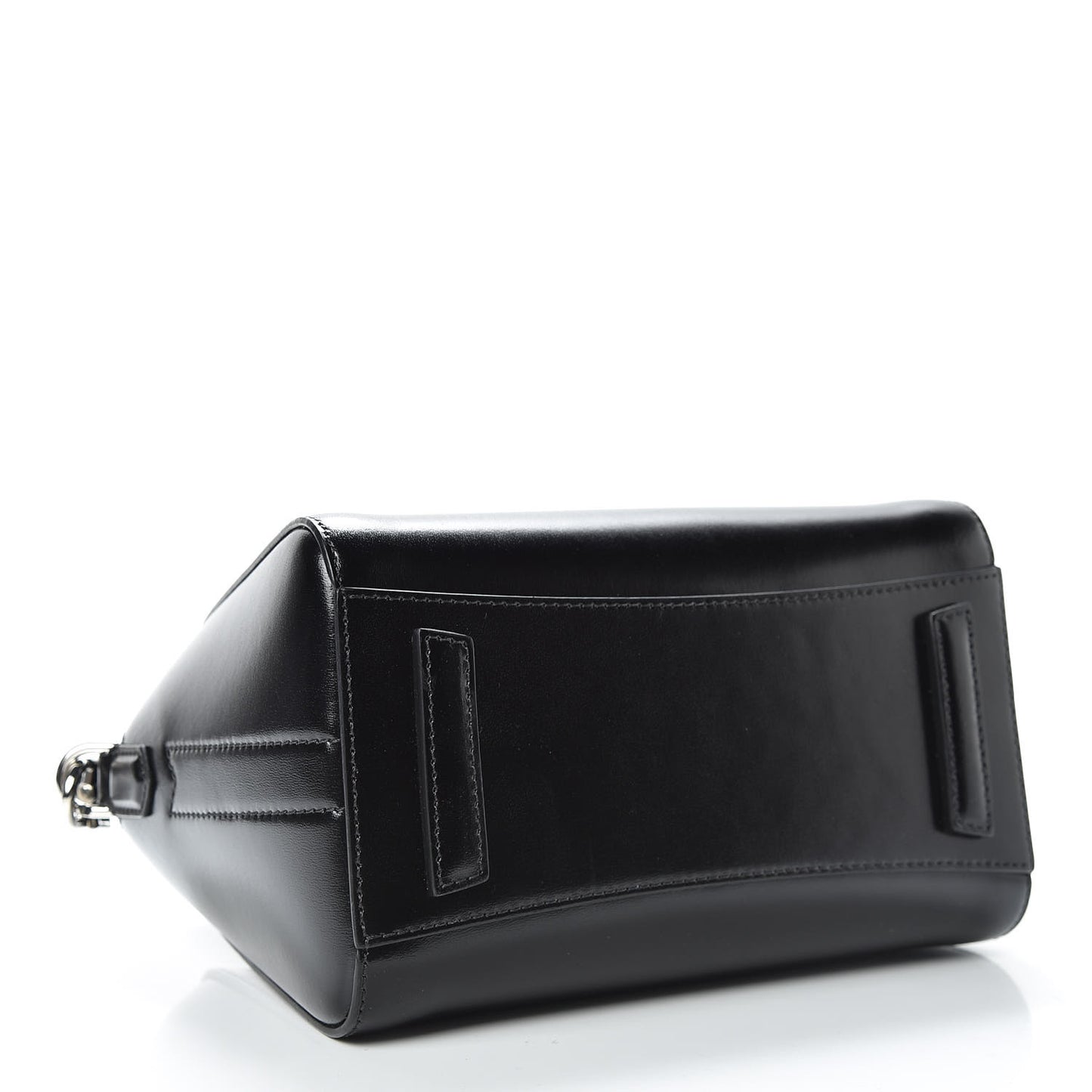Shiny Lord Calfskin Mini Antigona Black