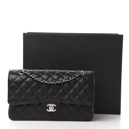 Chanel Caviar Quilted Medium Double Flap Black 11 of 11