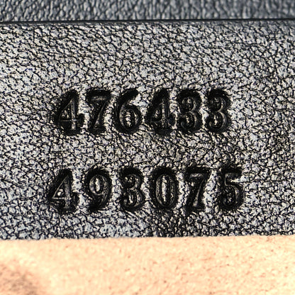 Gucci Calfskin Matelasse Super Mini GG Marmont Shoulder Bag Black 7 of 11