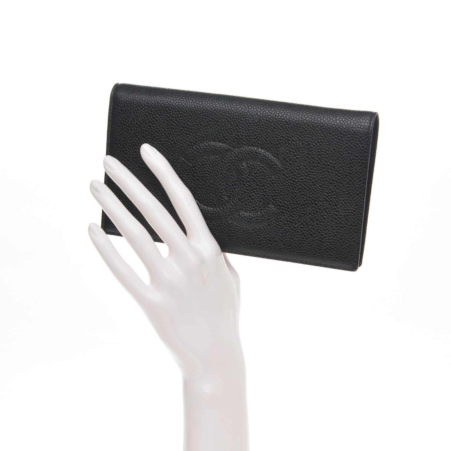 Caviar Timeless CC Yen Wallet Black