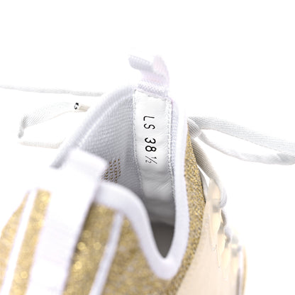 Christian Dior Laminated Knit D-Connect Sneakers 38.5 Gold 11 of 12