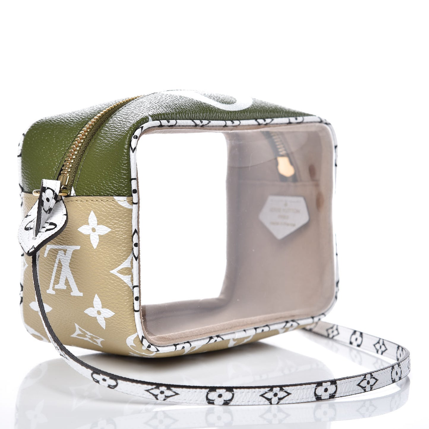 Monogram Giant Beach Pouch Kaki