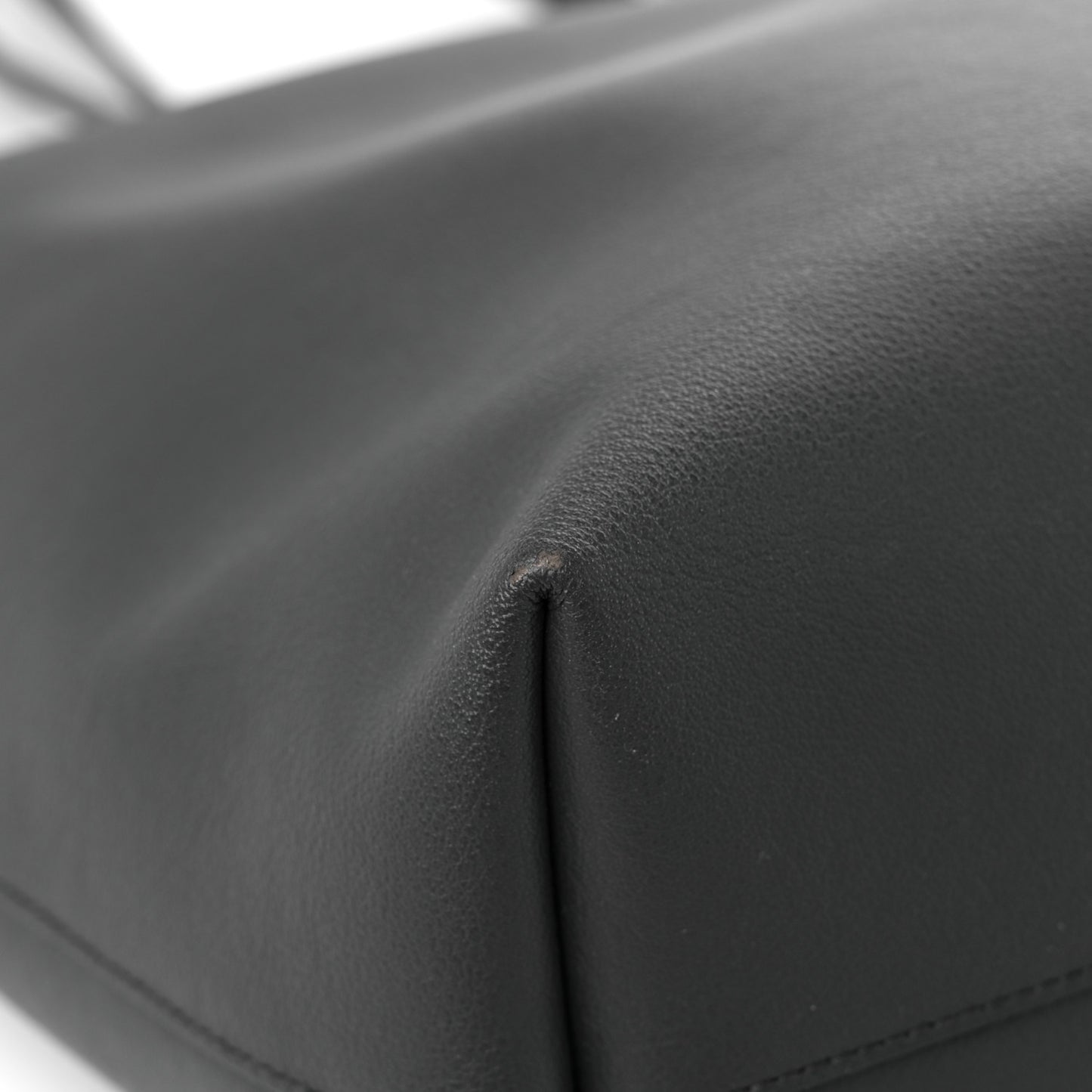 Calfskin Large Shopping Tote Fog