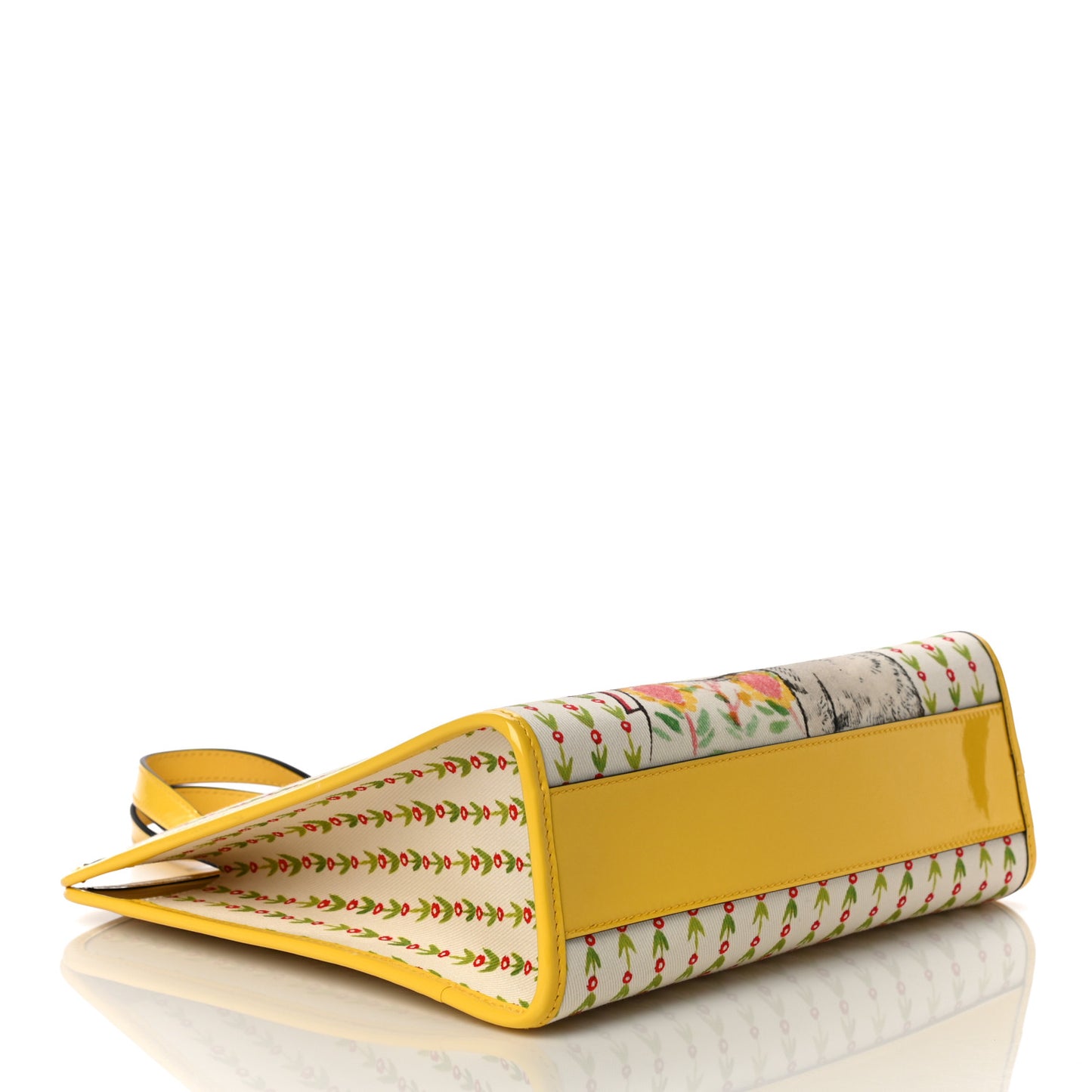 Canvas Cat Childrens Tote Yellow