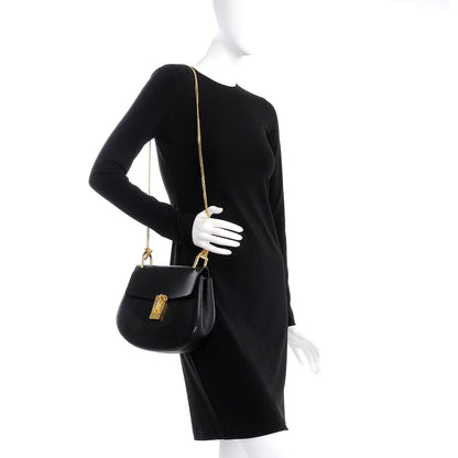 Chloe Grained Lambskin Mini Drew Shoulder Bag Black 2 of 7