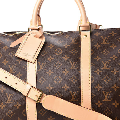 Louis Vuitton Monogram Keepall Bandouliere 50 10 of 10