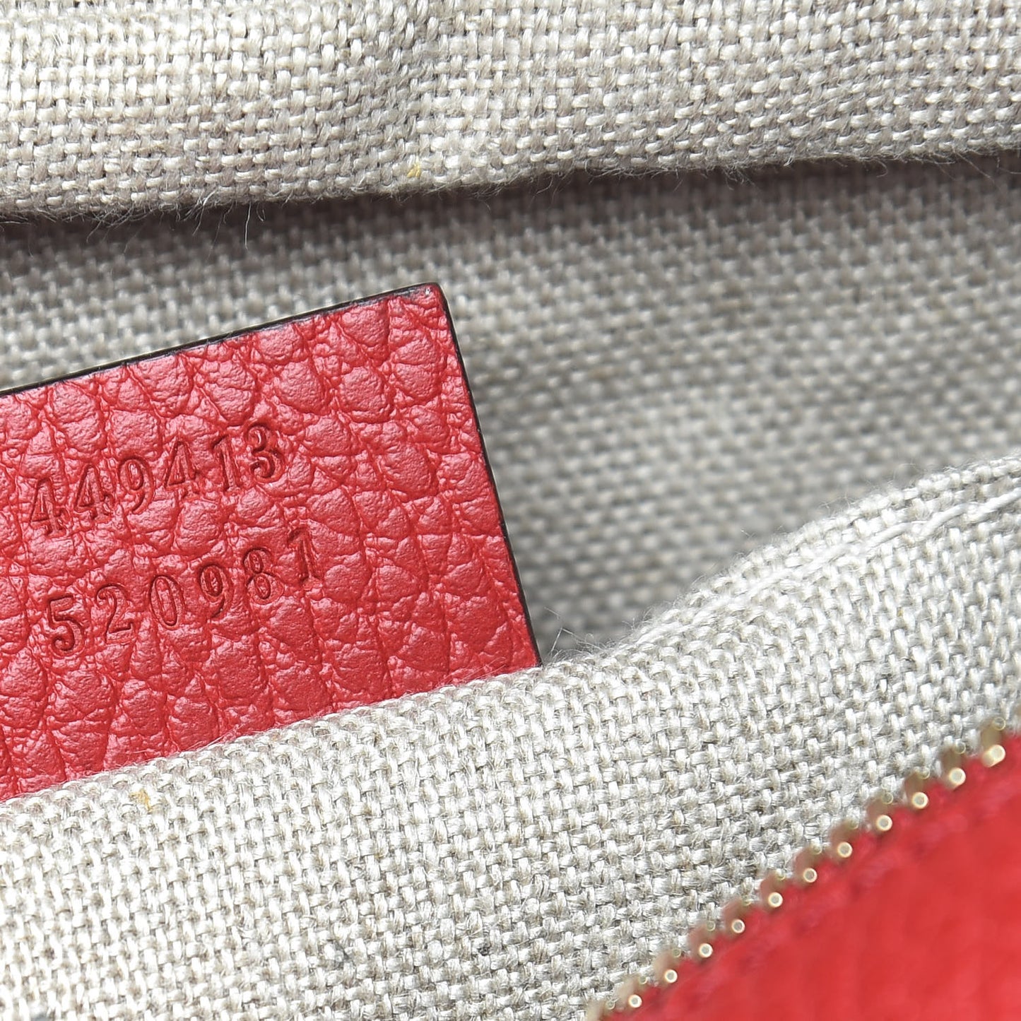 Monogram Mini Bree Messenger Bag Red