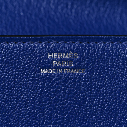 Hermes Chevre Mysore Medor 23 Clutch Bleu Hydra Electric Blue 5 of 8