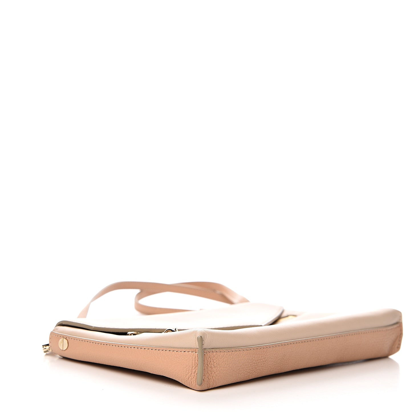 Lambskin Goatskin Cassie Pochette Crossbody Sand Dune
