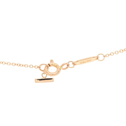 Tiffany 18K Rose Gold Large T Smile Pendant Necklace 4 of 4