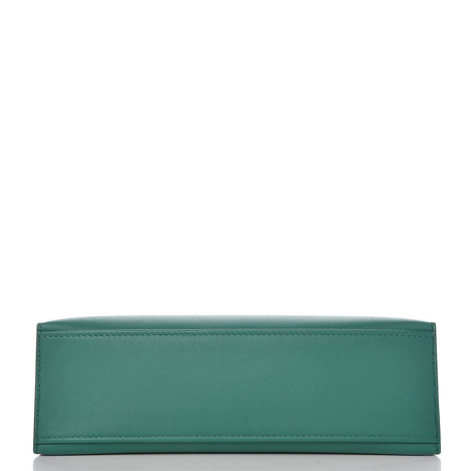 Hermes Swift Kelly Pochette Clutch Vert Vertigo 6 of 28