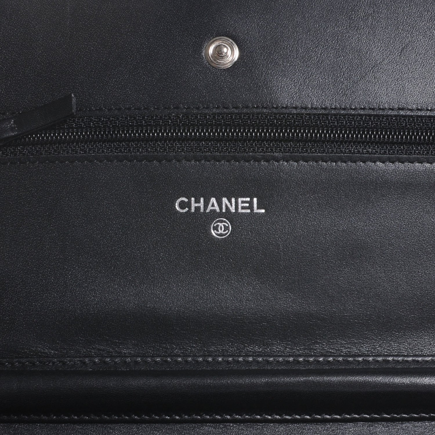 Chanel Caviar Wallet on Chain WOC Black 6 of 9