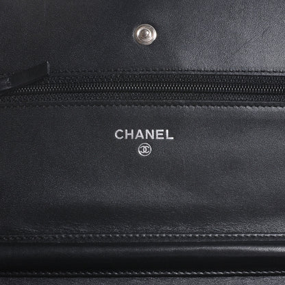 Chanel Caviar Wallet on Chain WOC Black 6 of 9