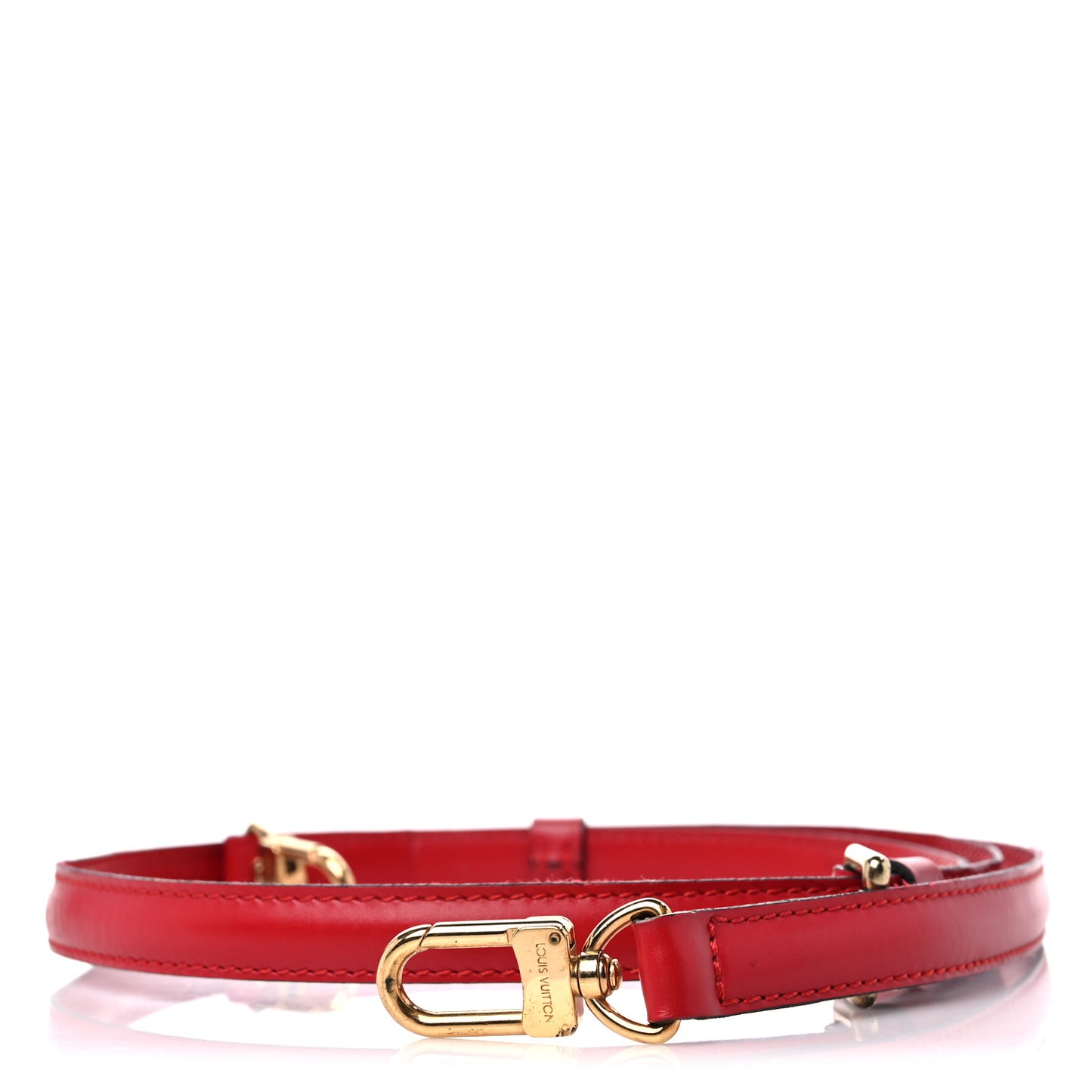 Calfskin 16mm Adjustable Shoulder Strap Red