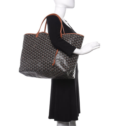Goyard Goyardine Saint Louis GM Black Gold 2 of 7