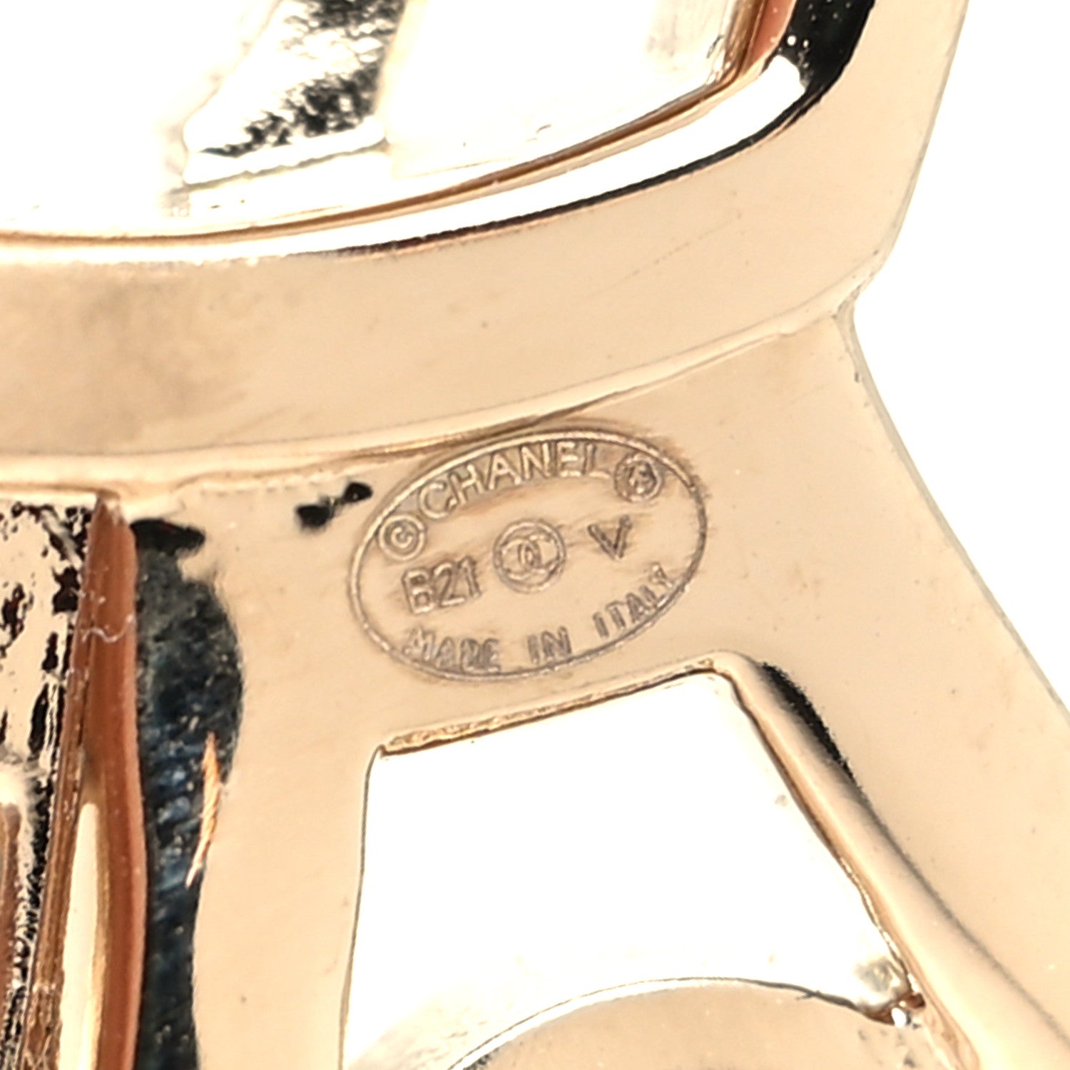Chanel Metal Crystal Bow-tiful CC Brooch Gold 4 of 4