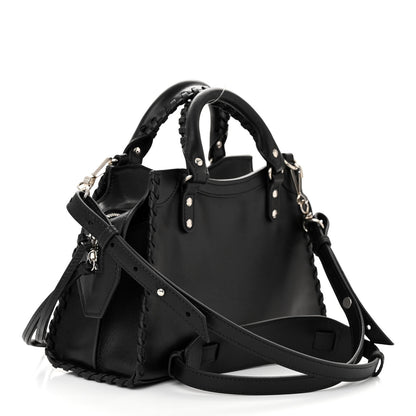 Balenciaga Smooth Calfskin Silver Hardware XS Neo Classic City Black 3 of 10
