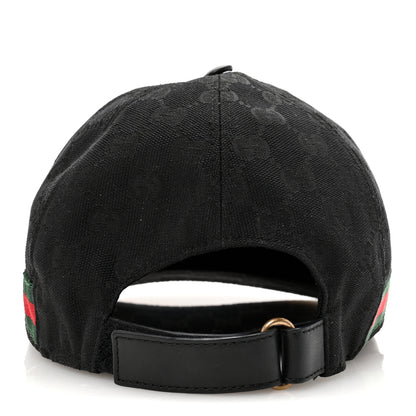 Gucci Monogram Web Baseball Hat M Black 6 of 8