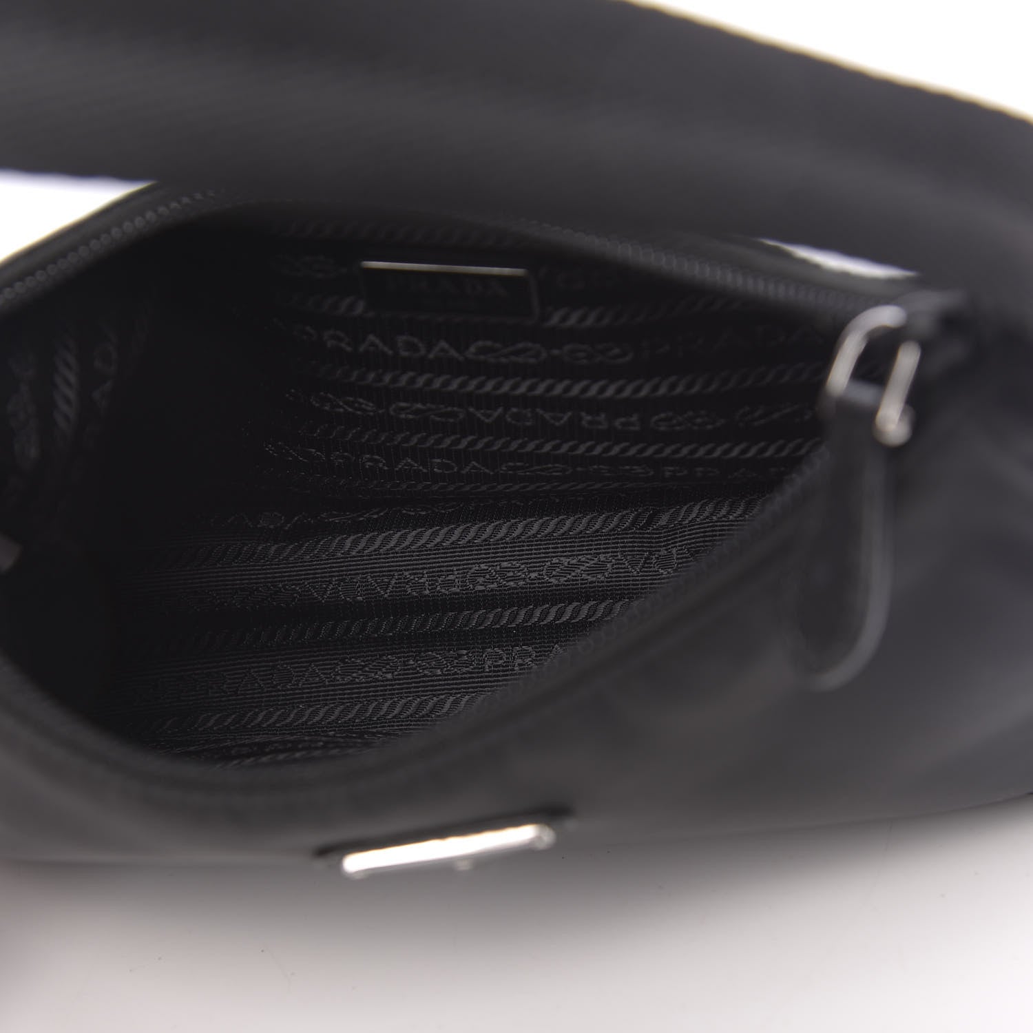 Prada Tessuto Nylon Mini Re-Edition 2000 Bag Black 5 of 10