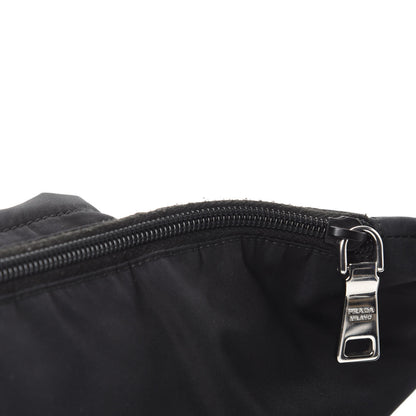 Prada X UNIVERSAL STUDIOS Tessuto Nylon Montagna Frankenstein Print Multi Zip Belt Bag Black Menta 10 of 14
