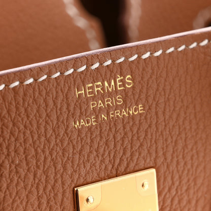 Hermes Togo Birkin 25 Gold 6 of 11