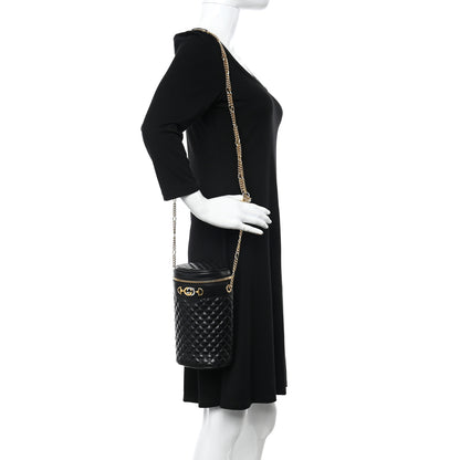 Gucci Calfskin Trapuntata Zumi Belt Bag Black 2 of 10