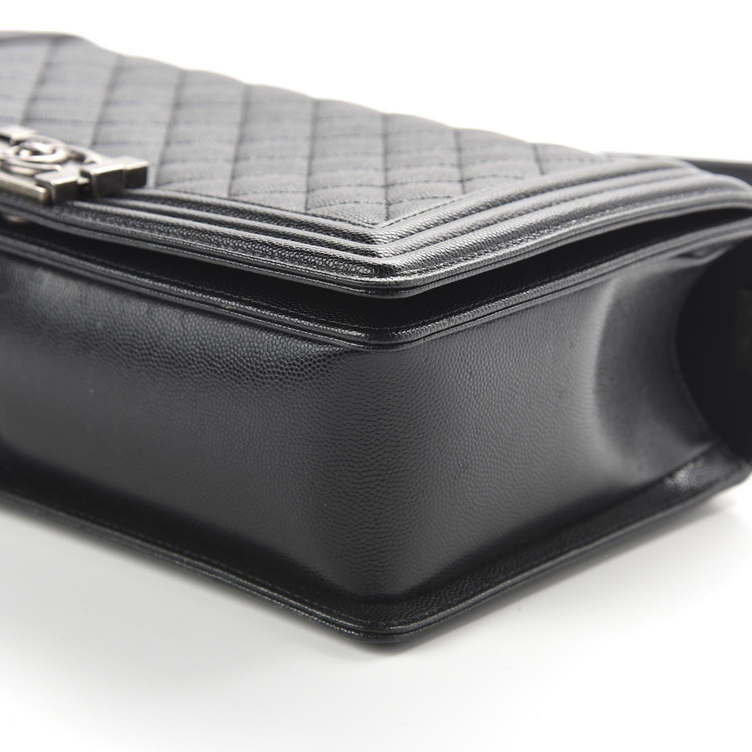 Chanel Caviar Quilted New Medium Boy Flap Black 6 of 9