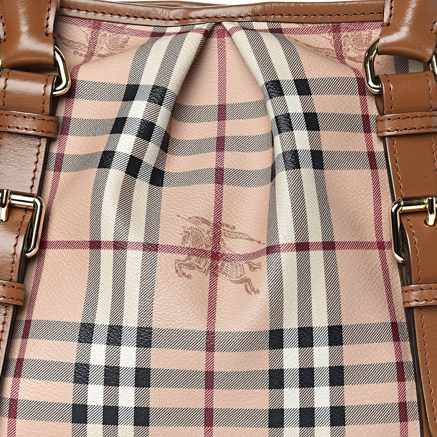 Haymarket Check Small Northfield Tote Mid Camel