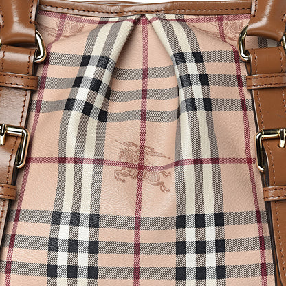 Burberry Haymarket Check Small Northfield Tote Mid Camel 14 of 14