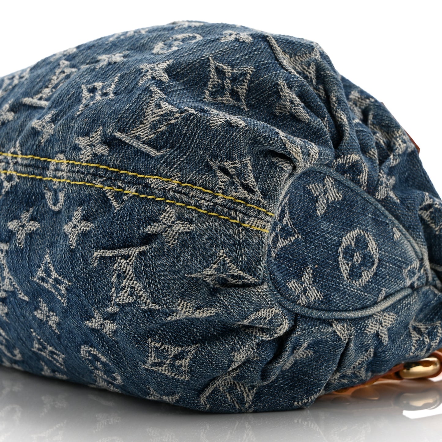 Monogram Denim Pleaty Blue