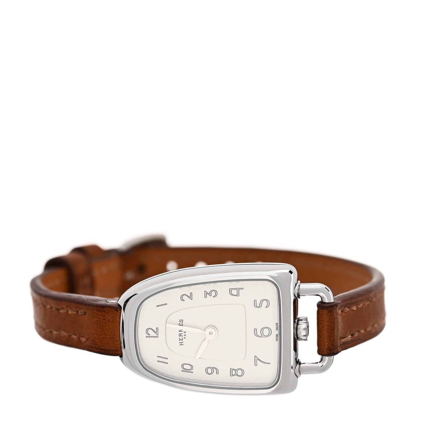 Stainless Steel Barenia 20mm Galop Quartz Watch Fauve