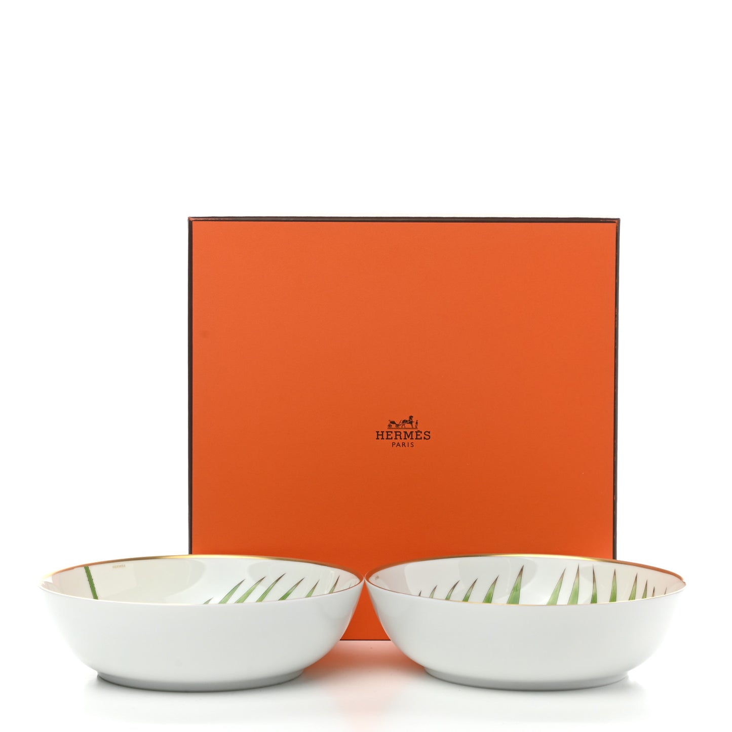 Porcelain Passifolia Cereal Bowl Set of 2