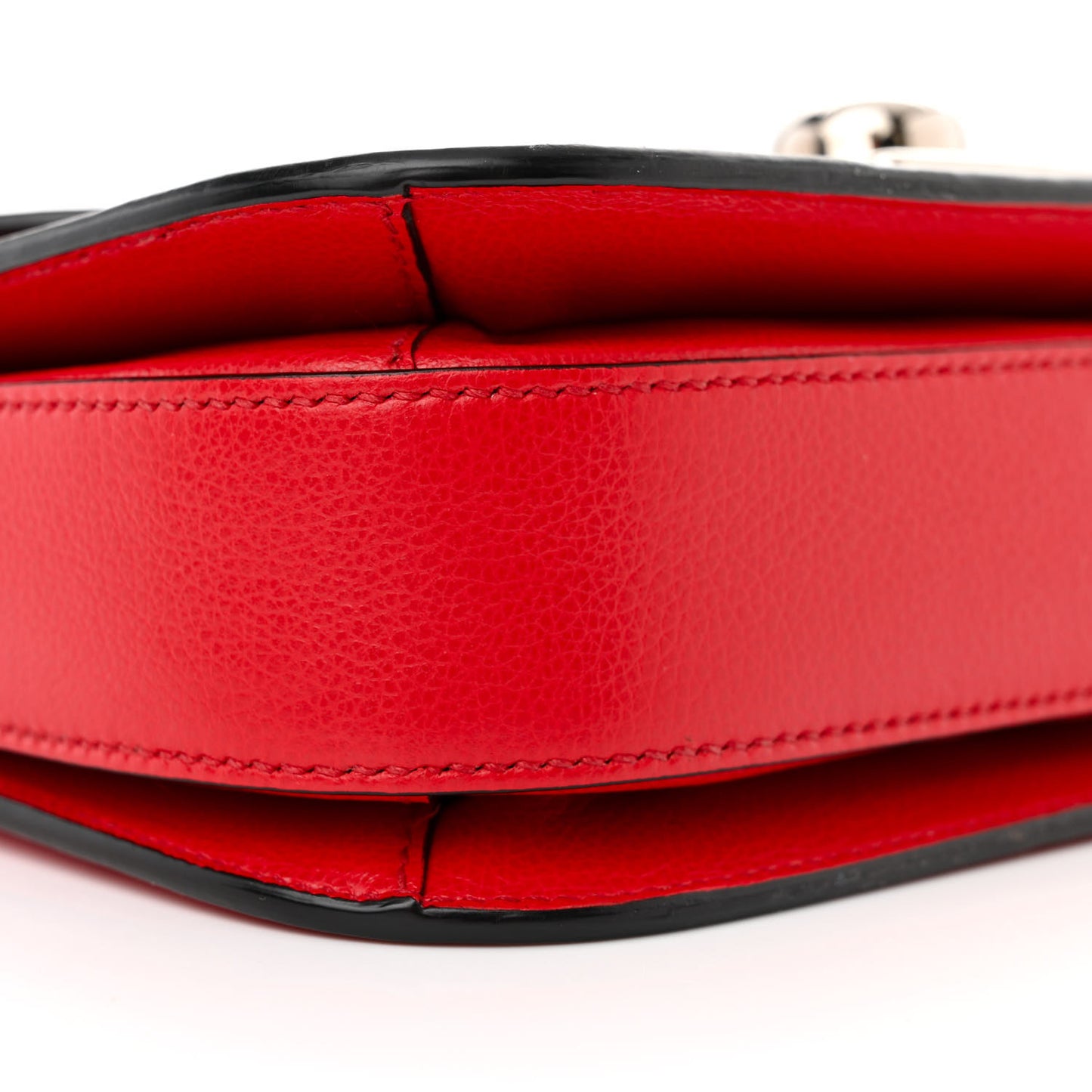 Glace Calfskin Arcade Crossbody Bag Lacca