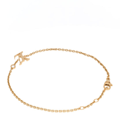 Louis Vuitton 18K Yellow Gold Diamond Idylle Blossom LV Bracelet 2 of 4