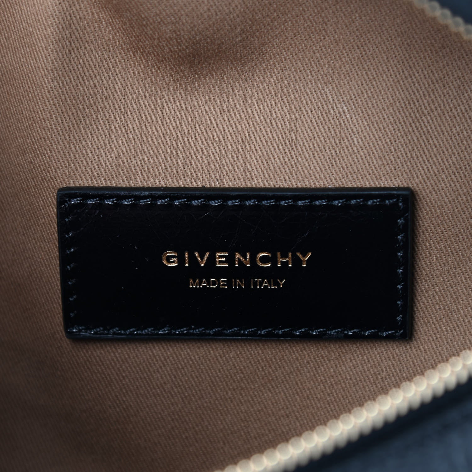 Givenchy Crackle Calfskin ID Belt Bag Black 6 of 10